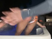Sucking an fucking my boyfriend best friend in the hot hub l my bf doesn’t know 5/16