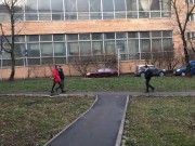 two boys called a skinny classmate to them and had a threesome 1/16