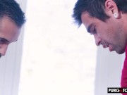 PURGATORYX Husband shares his gorgeous busty wife Scarlett Alexis with his best friend 15/16