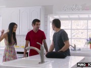 PURGATORYX Husband shares his gorgeous busty wife Scarlett Alexis with his best friend 3/16