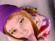 Red hair cutie presented me her ass after blowjob 4K 4/16