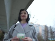 Public Agent Sexy Cute petite Russian Loves To fuck Cowgirl On A huge dick pov 3/16