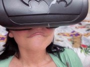 sorprendo a mi hermanastra viendo porno con gafas VR y aprovecho para meterle mi verga 16/16