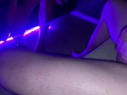 Домашняя вечеринка МЖМ, пригласили парня с сайта и трахнули мою девушку вдвоём 1/16