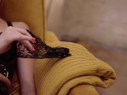 Dane Jones Passionate pussy licking and intimate fucking with small tits Euro babe in stockings and heels. 4/16