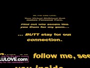 Babe stripping & twerking nude before masturbating with 2 toys, many orgasms b4 blowjob & doggystyle sex cumshot - Lelu Love 1/16