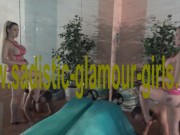 blond goddess dominate guy in pool 4/16