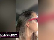 Babe spreading pussy with closeups after creampie & daily candid blog style vids & TikTok fun - Lelu Love 3/16