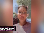 Babe spreading pussy with closeups after creampie & daily candid blog style vids & TikTok fun - Lelu Love 7/16