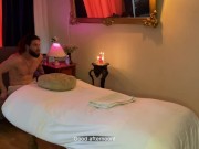 Безотказная нимфа дала во все дырки после эротического массажа. (With subs) 1/16