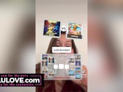 Babe sucking cock off camera, red toenails closeups barefoot, saliva fetish spit on big boobs & more - Lelu Love 9/16