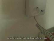 развел на секс администраторку отеля, она отлично заглатывает пенис - linamigurtt 2/16