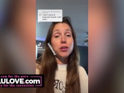 Babe spreading cunt closeup JOI & behind scenes adventures at nudist resort, red nails on bare feet and more - Lelu Love 13/16