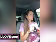 Babe spreading cunt closeup JOI & behind scenes adventures at nudist resort, red nails on bare feet and more - Lelu Love 14/16