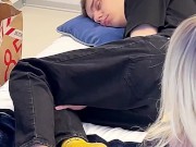 How hard anal smed behind the scenes - a blowjob from a busty blonde - Mila Ray & Oliver Trex is fil 1/16