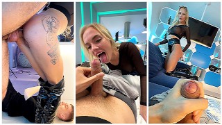 How hard anal sex is filmed behind the scenes - a blowjob from a ...