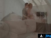 Stunning Blonde Gets A Huge Facial After Sensual Fuck 4/16