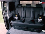 Naughty Chick Barbarra Sucks & Rides Big Dick Driver On Backseat - VIP SEX VAULT 1/16