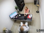 LOAN4K. Red-haired goddess with perfect big boobs fucks for a loan 4/16