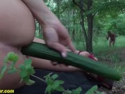 nymphomaniac saggy tits milf gets rough outdoor banged 3/16