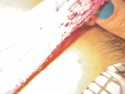 😔 3 days without touching me is an eternity intense orgasm in my pantyhose 😳 7/16