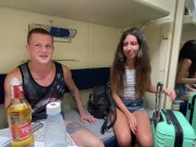 Fucked with a friend on the train hot fellow traveler all night 3/16