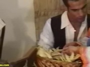 ugly farmers grandma enjoys her first extreme threesome sex 1/16