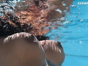 Yorgelis Carrillo, a famous pornstar, glides nude through the water 5/16