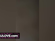 Babe masturbating w/ vibrator & husband tries new dildo on her to leg shaking orgasm & mix of candid daily vlogs - Lelu Love 10/16
