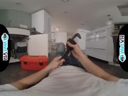 WETVR Horny Redhead Bounces On Big Handyman Cock 2/16