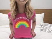 Watch This Petite 18yr Blonde Eat Big Ass And Suck A Big Cock 1/16