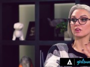 Hot Lesbian Couple Fuck Their Therapist 4/16