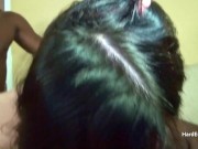 Amateur housewife deepthroats and takes black cocks in her well used asshole 9/16