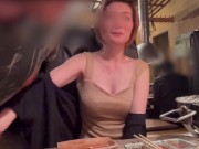 カーセ中に若い男性に覗かれ、逆ナンパで誘ったら生挿入中出しされ彼の前で寝取られちゃった💦お掃除フェラも🥰オマンコから垂れてくる他人精子を彼氏のチンポに付け味わう変態巨乳M熟女💕　日本人/NTR 3/16