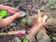 Pinay Cooking Wild Ferns and Sex in the Riverside - Viral Single Mom Outdoor 5/16