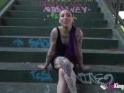 Amateur hardcore-loving Barbara Morello shows us her love for public action 4/16