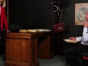 Voyeur CFNM babe seducing professor 1/16