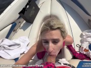 riski sea outdoor creampie for blonde in sexy lingerie by Undressme 11/16