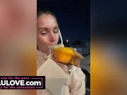 Babe spreading pussy wide closeups, creampie aftermath, asshole pucker, cuckold & FinDom JOI & more behind scenes - Lelu Love 10/16