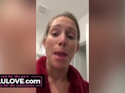 Babe spreading pussy wide closeups, creampie aftermath, asshole pucker, cuckold & FinDom JOI & more behind scenes - Lelu Love 3/16