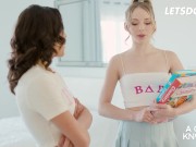 Lesbian Girls Kay Lovely, Kylie Rocket And Lily Larimar Get Horny For Each Other - A GIRL KNOWS 1/16