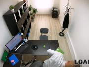 LOAN4K. Man discovers client's pussy in anticipation of applying a loan 2/16