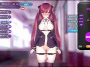 【同人エロゲ実況】洗脳アプリで高飛車なお嬢様を好き放題するシミュレーション 生意気な爆乳JKのスカートめくっておっぱい揉んで中出しとエロいことしまくる・・・(体験版 Hentai game) 15/16