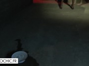 Two lesbians in an old factory 1/16