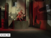 Two lesbians in an old factory 10/16