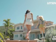 Serene Siren Seduces College Babes Ivy Wolfe And Alexis Tae To Threeway - A GIRL KNOWS 3/16