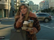 Deeper. Busty babe fucked in threesome 1/16