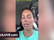 Babe talking belly fat love handles fetish naked, sweaty, cuckolding JOI, cumshot in hair, closeup spreading - Lelu Love 13/16