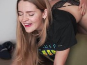 I wanted to record a tiktok, accidentally caught my stepbrother jerking off and helped him CUM 9/16