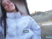 Public Agent This sexy brown haired babe take a big cock deep in her pussy 6/16